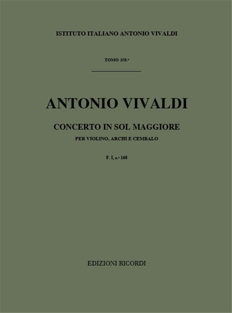 Concerti Sol Maggiore (G major) RV 302